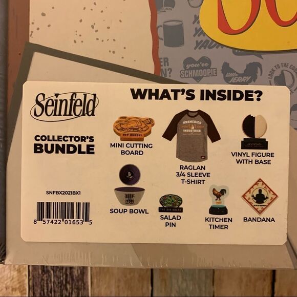 Cutterfly Seinfeld Collectors Bundle Merchandise Gift Box, Medium T-Shirt - Picture 3 of 15